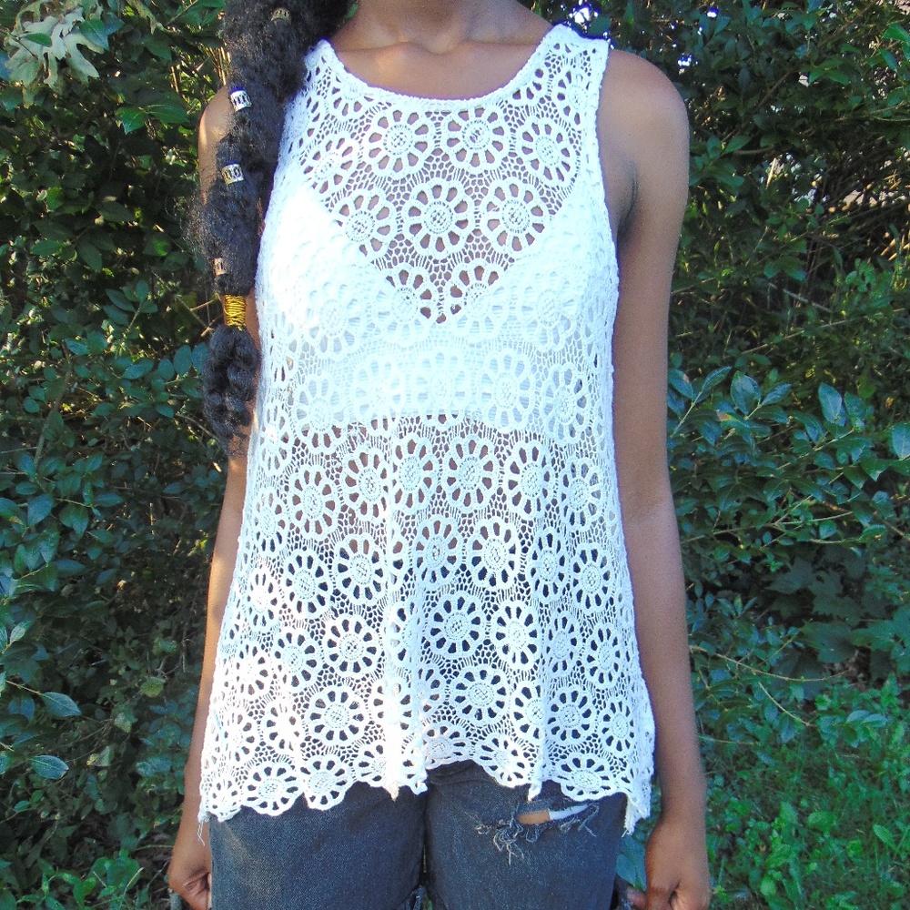 Pins & Needle Flower Tank
